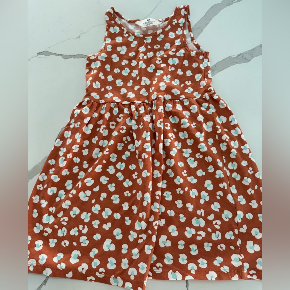 H&M Brown Floral Sundress